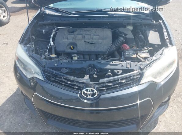 2T1BURHE1GC592543 2016 TOYOTA COROLLA Black წინა ხედი
