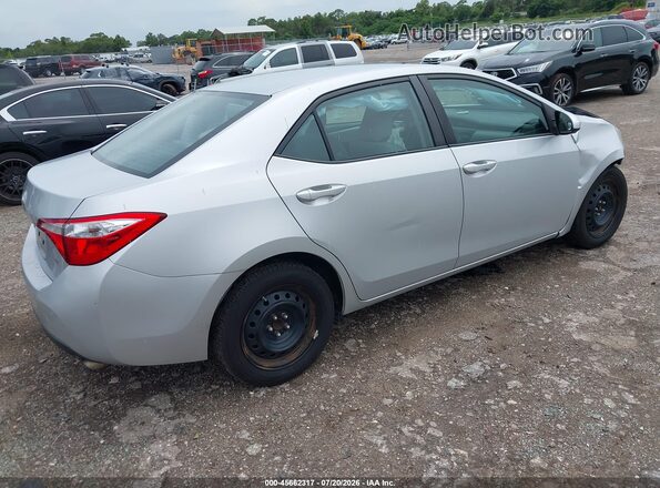 2T1BURHE1GC599489 2016 TOYOTA COROLLA Silver Tył prawy