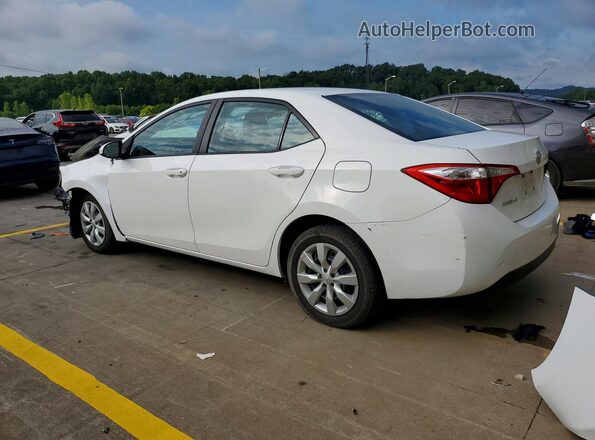 2T1BURHE1GC606165 2016 TOYOTA COROLLA White Rear left