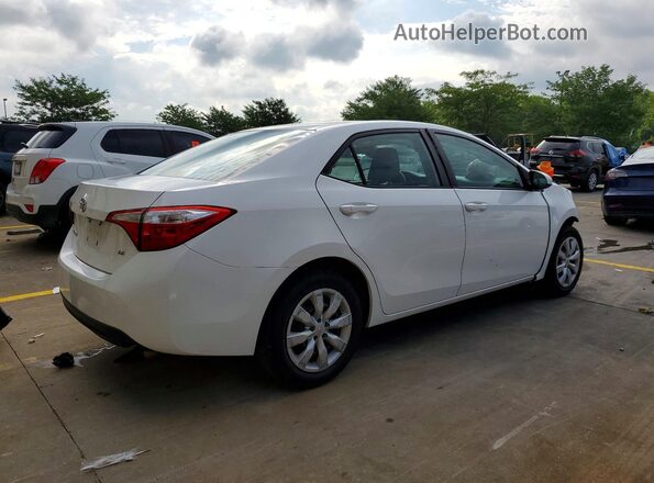 2T1BURHE1GC606165 2016 TOYOTA COROLLA White Rear right