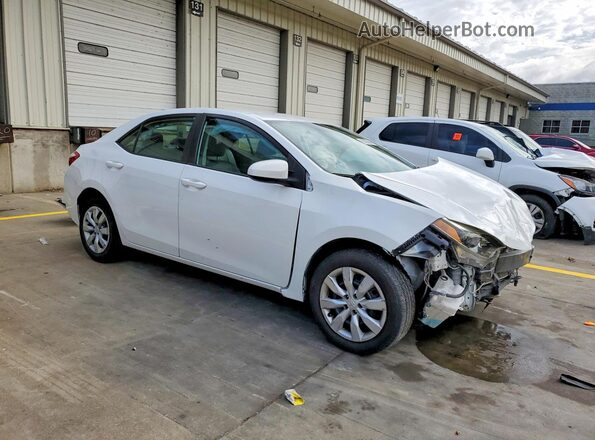 2T1BURHE1GC606165 2016 TOYOTA COROLLA White Front right