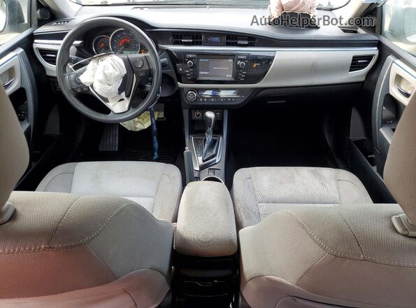 2T1BURHE1GC606165 2016 TOYOTA COROLLA White Dashboard view