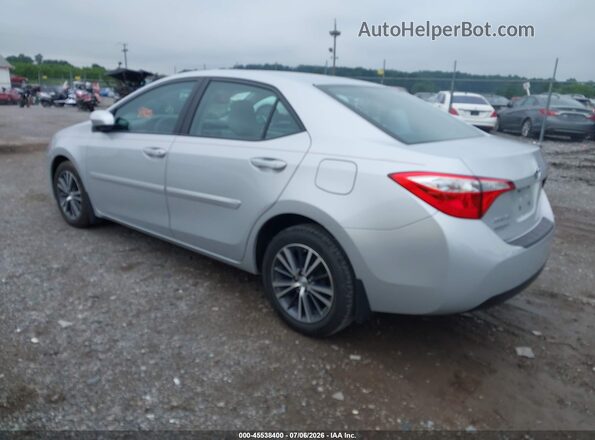 2T1BURHE1GC607705 2016 TOYOTA COROLLA Silver Հետևի ձախ