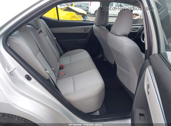 2T1BURHE1GC607705 2016 TOYOTA COROLLA Silver VIN կոդի պիտակի տեսք