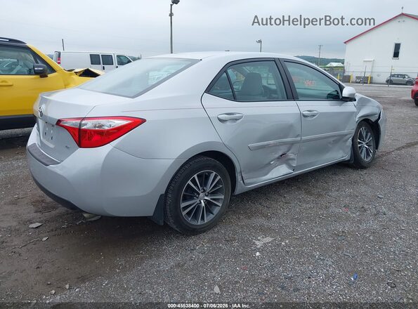 2T1BURHE1GC607705 2016 TOYOTA COROLLA Silver Հետևի աջ