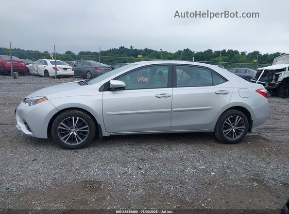 2T1BURHE1GC607705 2016 TOYOTA COROLLA Silver Սալոնի 360 աստիճան տեսք