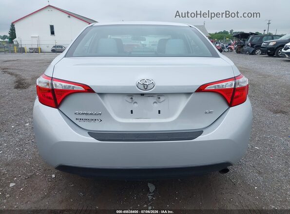 2T1BURHE1GC607705 2016 TOYOTA COROLLA Silver 