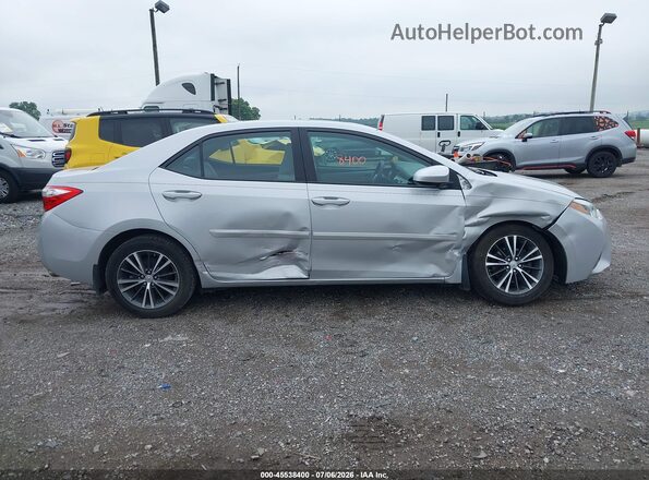 2T1BURHE1GC607705 2016 TOYOTA COROLLA Silver Սալոնի հետևի տեսք