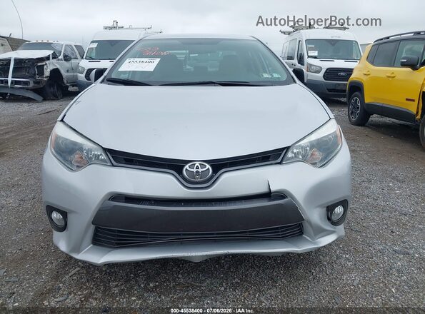 2T1BURHE1GC607705 2016 TOYOTA COROLLA Silver Սարքավորումների վահանակի տեսք