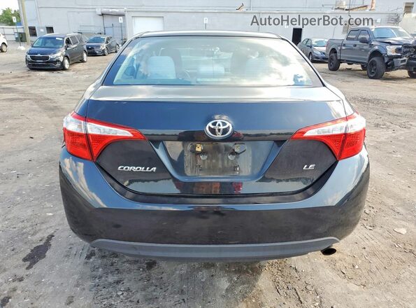 2T1BURHE1GC608529 2016 TOYOTA COROLLA Black უკანა ხედი