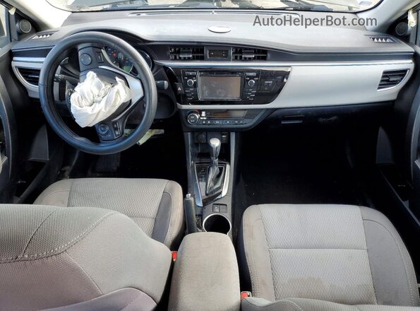 2T1BURHE1GC608529 2016 TOYOTA COROLLA Black წინა პანელის ხედი