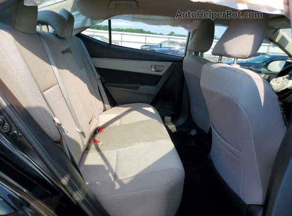 2T1BURHE1GC608529 2016 TOYOTA COROLLA Black უკანა სავარძლების ხედი