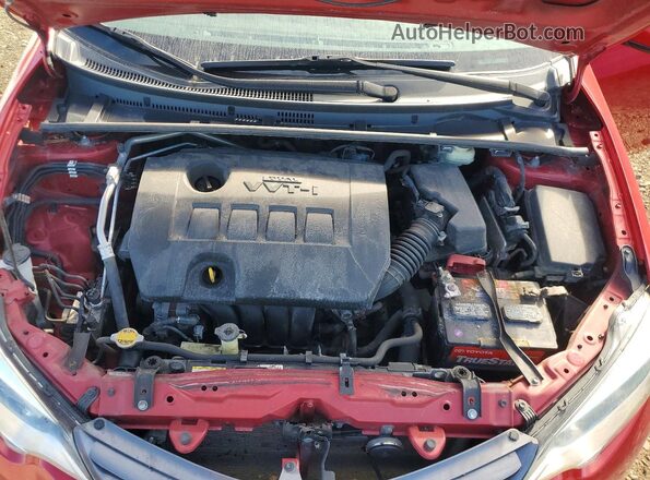 2T1BURHE1GC618039 2016 TOYOTA COROLLA Red Widok wnętrza z tyłu