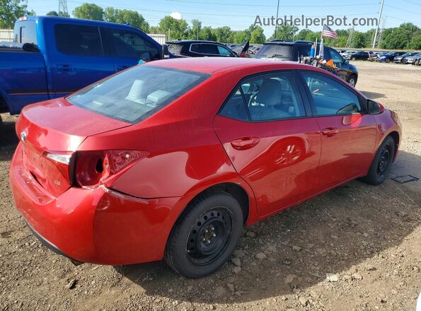 2T1BURHE1GC618039 2016 TOYOTA COROLLA Red Tył prawy