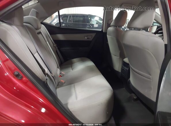 2T1BURHE1GC621152 2016 TOYOTA COROLLA Red Widok naklejki z numerem VIN