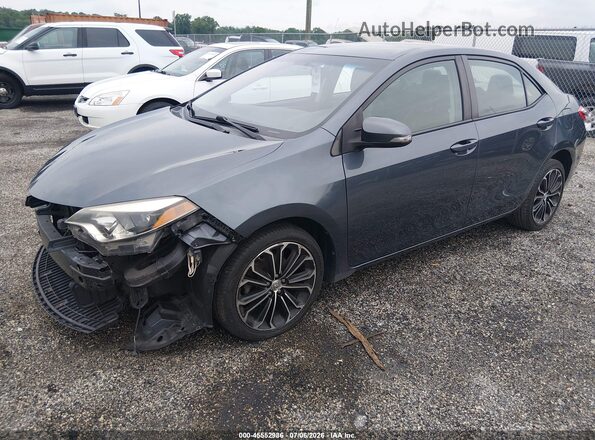 2T1BURHE1GC651056 2016 TOYOTA COROLLA Blue წინა მარცხენა ხედი სამი მეოთხედიდან