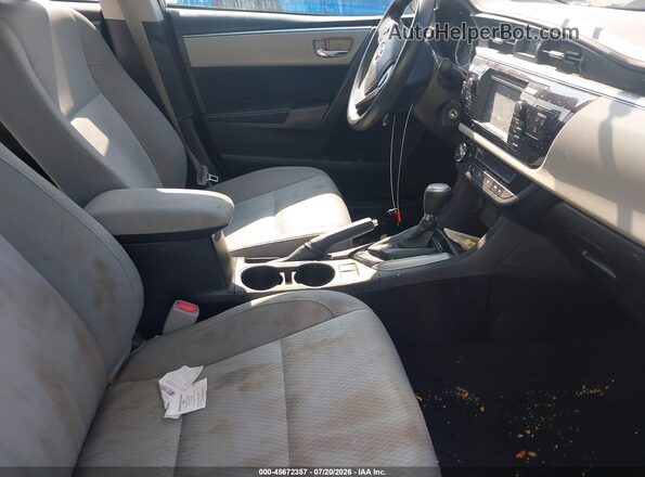 2T1BURHE1GC653633 2016 TOYOTA COROLLA Silver Սալոնի դիմացի տեսք