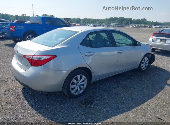 2T1BURHE1GC653633 2016 TOYOTA COROLLA Silver Հետևի աջ