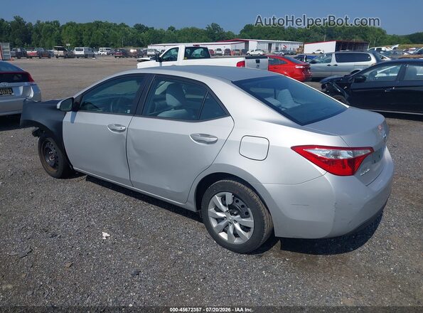 2T1BURHE1GC653633 2016 TOYOTA COROLLA Silver Հետևի ձախ