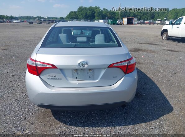 2T1BURHE1GC653633 2016 TOYOTA COROLLA Silver 