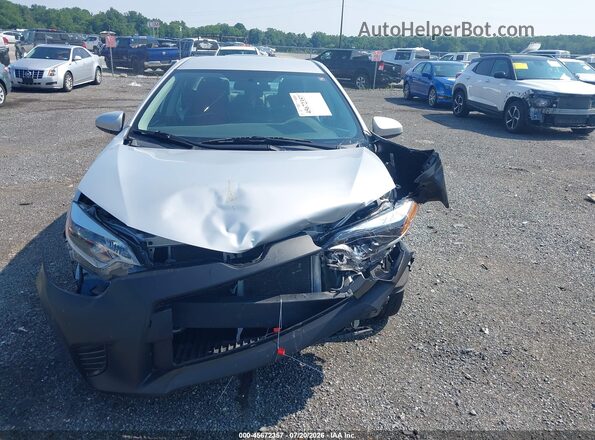 2T1BURHE1GC653633 2016 TOYOTA COROLLA Silver Սալոնի հետևի տեսք