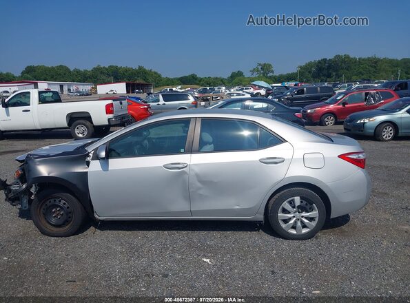 2T1BURHE1GC653633 2016 TOYOTA COROLLA Silver 