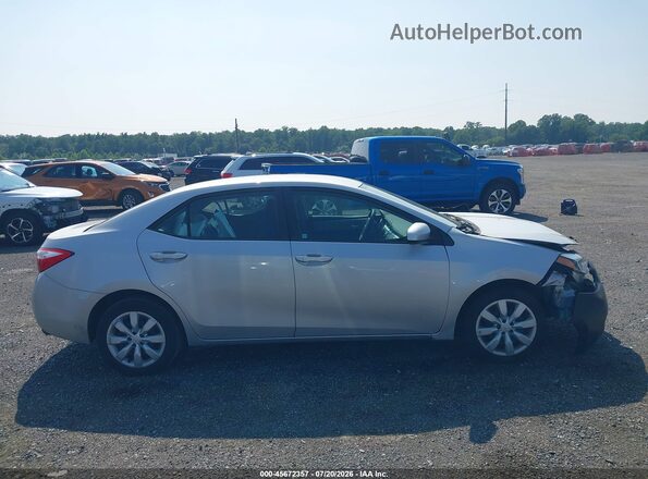 2T1BURHE1GC653633 2016 TOYOTA COROLLA Silver Սալոնի 360 աստիճան տեսք