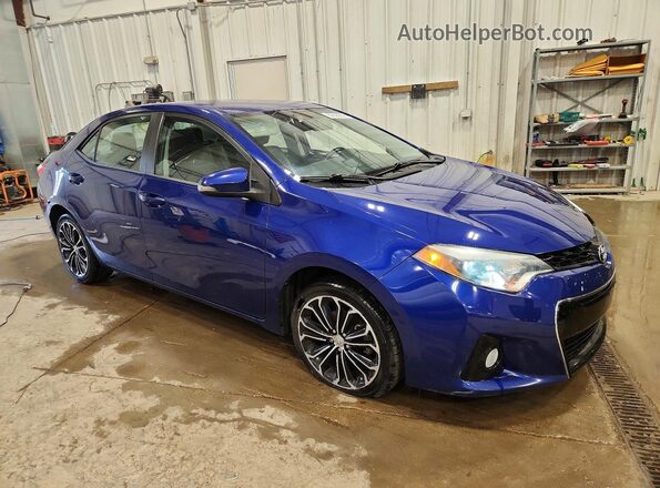 2T1BURHE1GC656001 2016 TOYOTA COROLLA Blue წინა მარჯვენა
