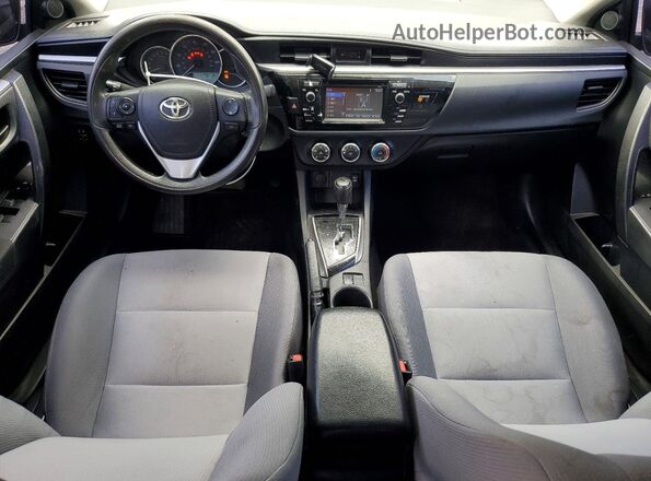 2T1BURHE1GC656404 2016 TOYOTA COROLLA Черный Вид панели приборов