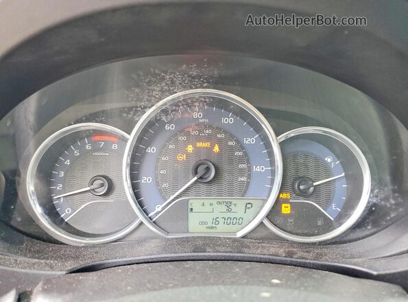 2T1BURHE1GC656404 2016 TOYOTA COROLLA Черный Вид щитка приборов