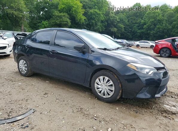 2T1BURHE1GC656404 2016 TOYOTA COROLLA Черный Передняя правая четверть
