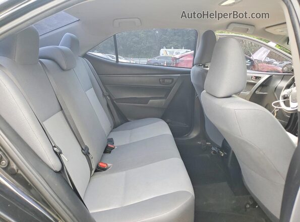2T1BURHE1GC656404 2016 TOYOTA COROLLA Черный Вид задних сидений