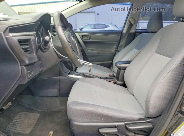2T1BURHE1GC656404 2016 TOYOTA COROLLA Черный Вид салона спереди