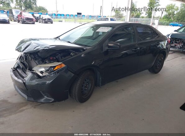 2T1BURHE1GC679312 2016 TOYOTA COROLLA Черный Передняя левая четверть
