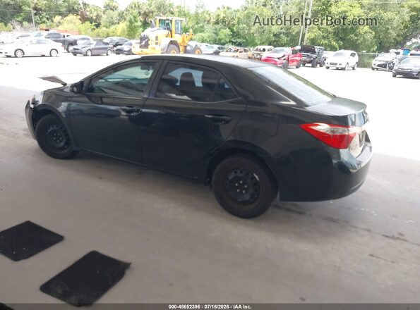2T1BURHE1GC679312 2016 TOYOTA COROLLA Черный Задняя левая четверть