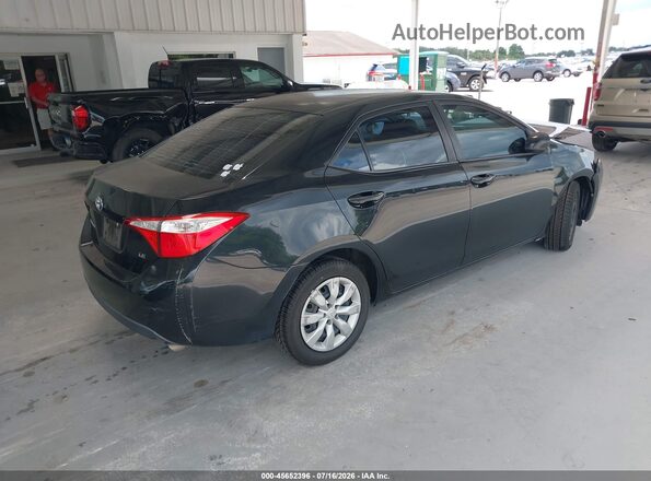 2T1BURHE1GC679312 2016 TOYOTA COROLLA Черный Задняя правая четверть