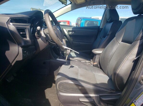 2T1BURHE1GC706959 2016 TOYOTA COROLLA Gray წინა სალონის ხედი