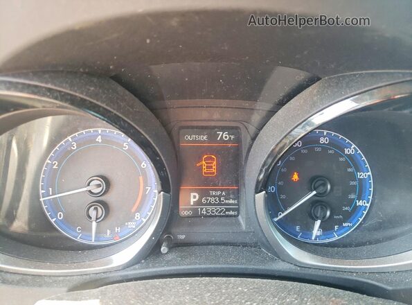 2T1BURHE1GC706959 2016 TOYOTA COROLLA Gray ხელსაწყოთა პანელის ხედი