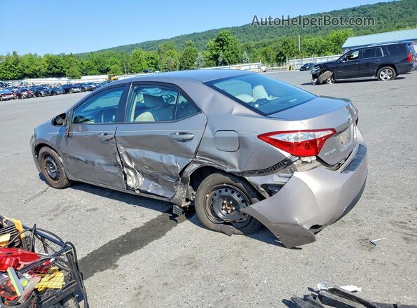 2T1BURHE1GC716326 2016 TOYOTA COROLLA Silver უკანა მარცხენა