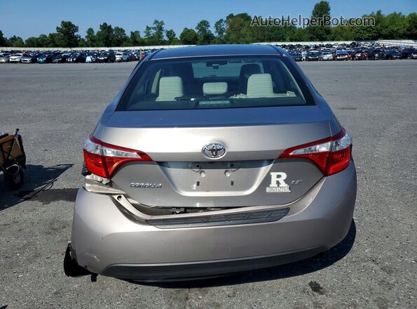 2T1BURHE1GC716326 2016 TOYOTA COROLLA Silver უკანა ხედი