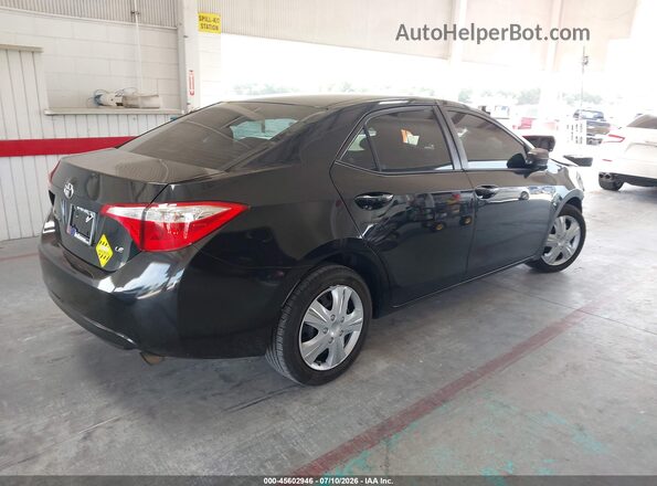 2T1BURHE1GC728394 2016 TOYOTA COROLLA Черный Задняя правая четверть