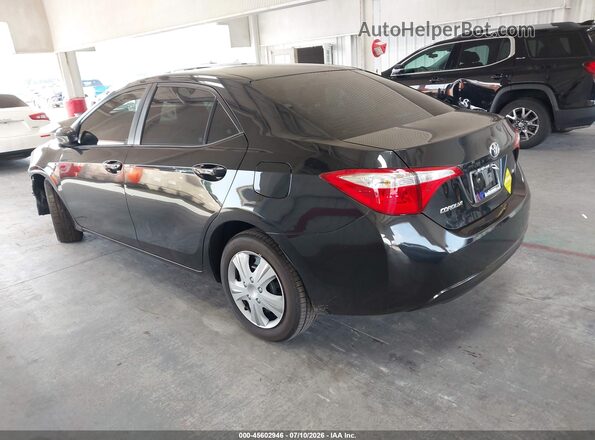 2T1BURHE1GC728394 2016 TOYOTA COROLLA Черный Задняя левая четверть