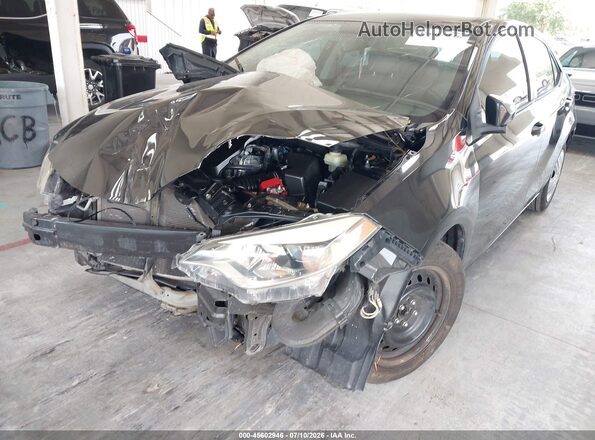 2T1BURHE1GC728394 2016 TOYOTA COROLLA Черный Вид спереди