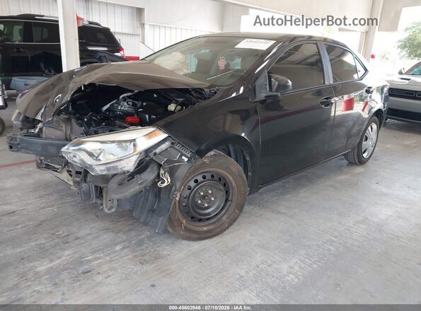 2T1BURHE1GC728394 2016 TOYOTA COROLLA Черный Передняя левая четверть