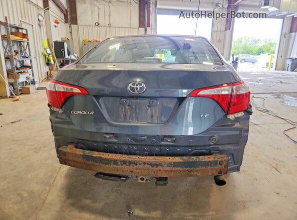 2T1BURHE1GC730842 2016 TOYOTA COROLLA Серый Вид сзади