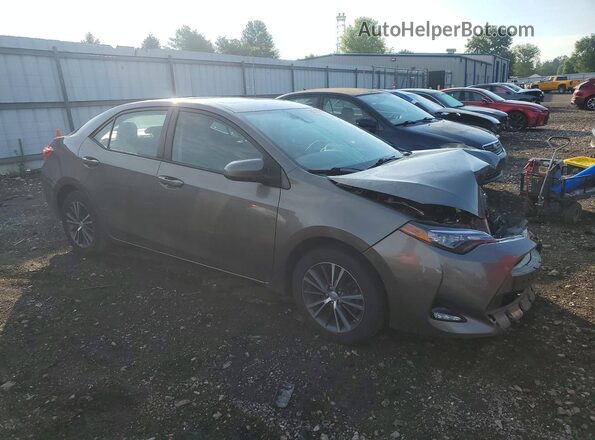 2T1BURHE1HC798821 2017 TOYOTA COROLLA Gray Delantero derecho