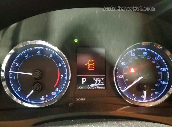 2T1BURHE1HC805931 2017 TOYOTA COROLLA Charcoal Vista del cuadro de instrumentos