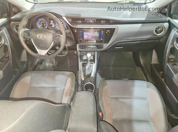 2T1BURHE1HC842946 2017 TOYOTA COROLLA Blue Вид панелі приладів