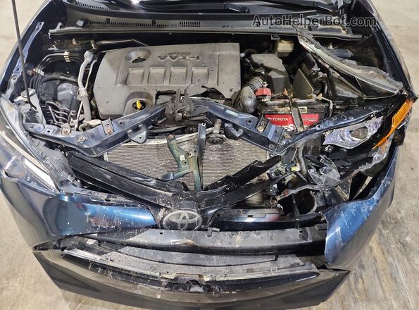 2T1BURHE1HC842946 2017 TOYOTA COROLLA Blue Вид задньої частини салону