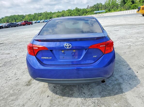 2T1BURHE1HC846463 2017 TOYOTA COROLLA Blue უკანა ხედი